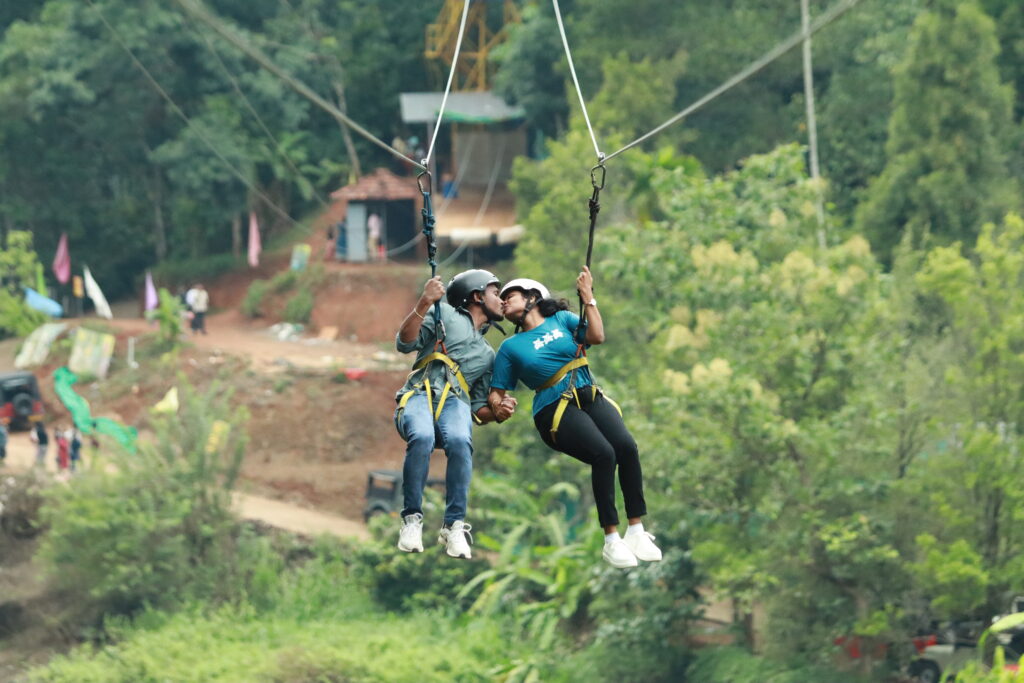 longest zipline in munnar